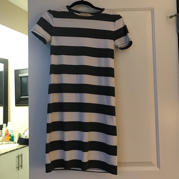 Michael Kors Striped T-Shirt Dress - Picture 3 of 4